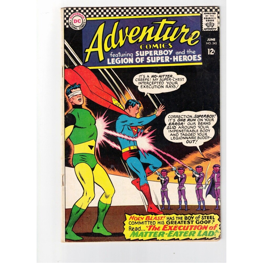 ADVENTURE COMICS #345 1966 LEGION OF SUPER-HEROES DC SILVER AGE